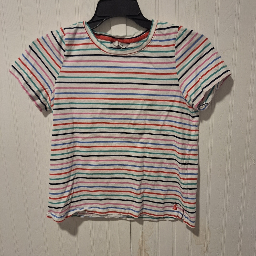 Colorful Striped Short Sleeve Tee